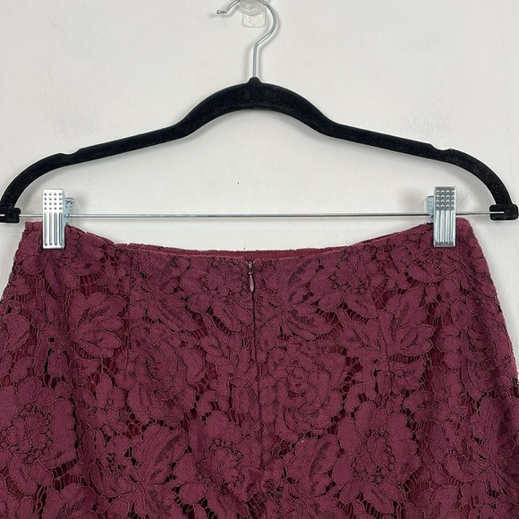 Lulus Live For The Night Womens L Tiered Lace Skirt Top Set Lined Cap Sleeve - Picture 10 of 12